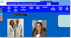 Desktop Screenshot of coventryeyeassociates.com